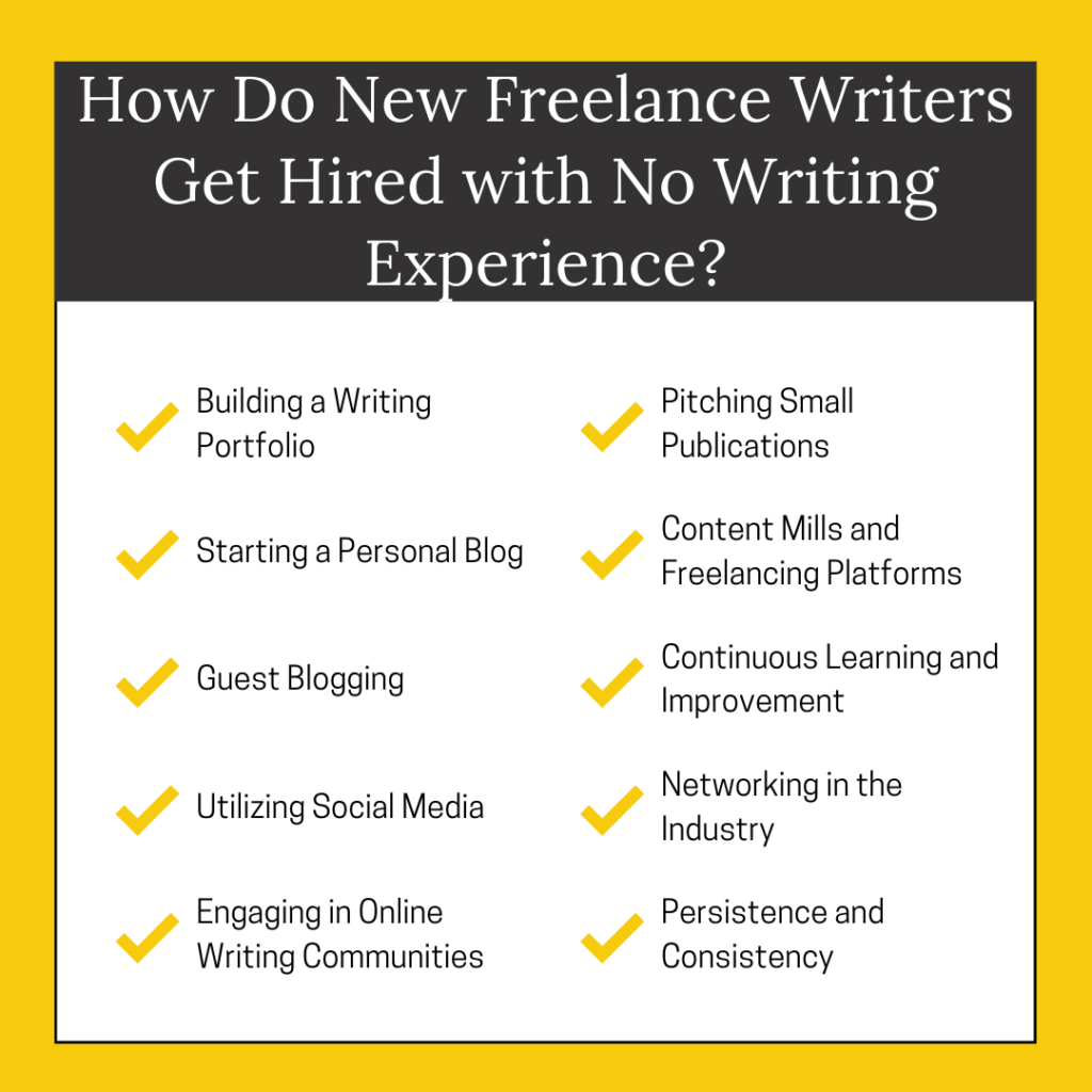 How Do New Freelance Writers Get Hired with No Writing Experience?


