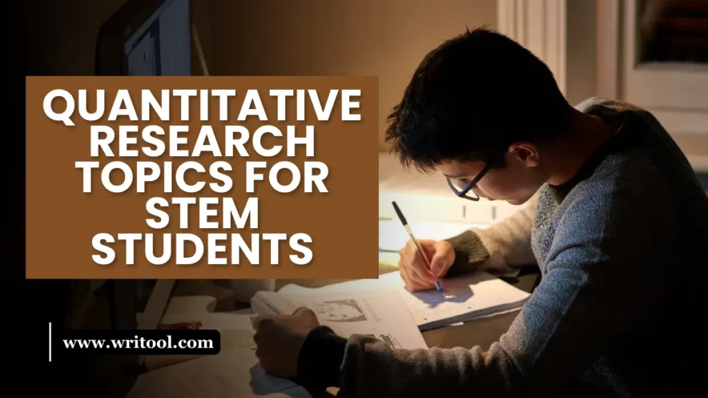 stem research topics for high school students quantitative