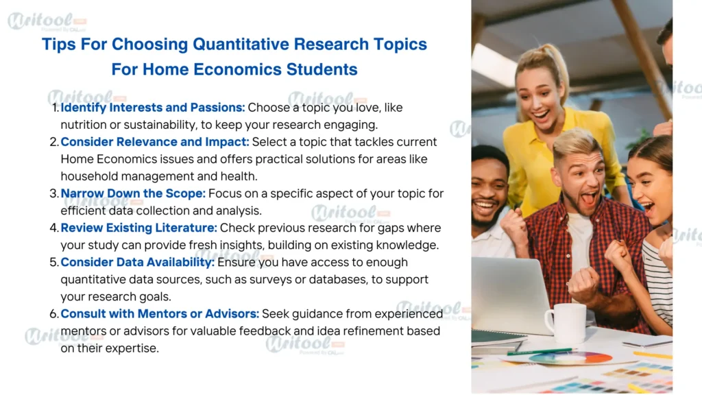 Tips For Choosing Quantitative Research Topics For Home Economics Students